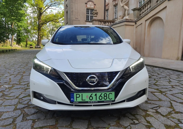 Nissan Leaf cena 77500 przebieg: 15000, rok produkcji 2020 z Leszno małe 254